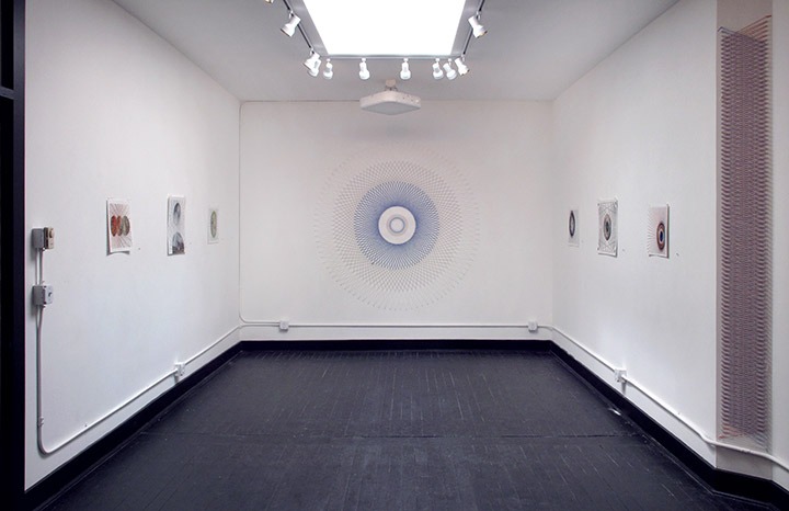 Installation view at LxWxH Gallery